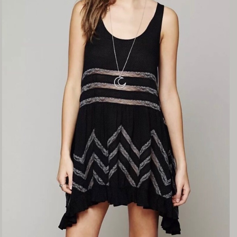 Free People Voile and Lace Dress